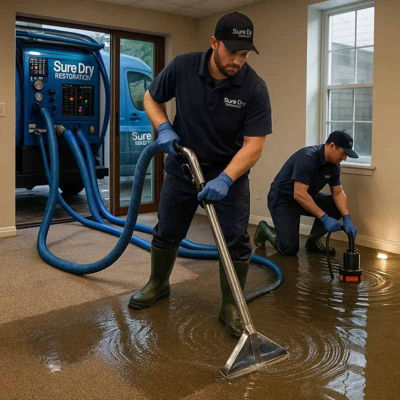 Water Extraction and Removal process in Trophy Club, TX